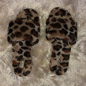 Ugg Cozette Slippers Leopard size 7